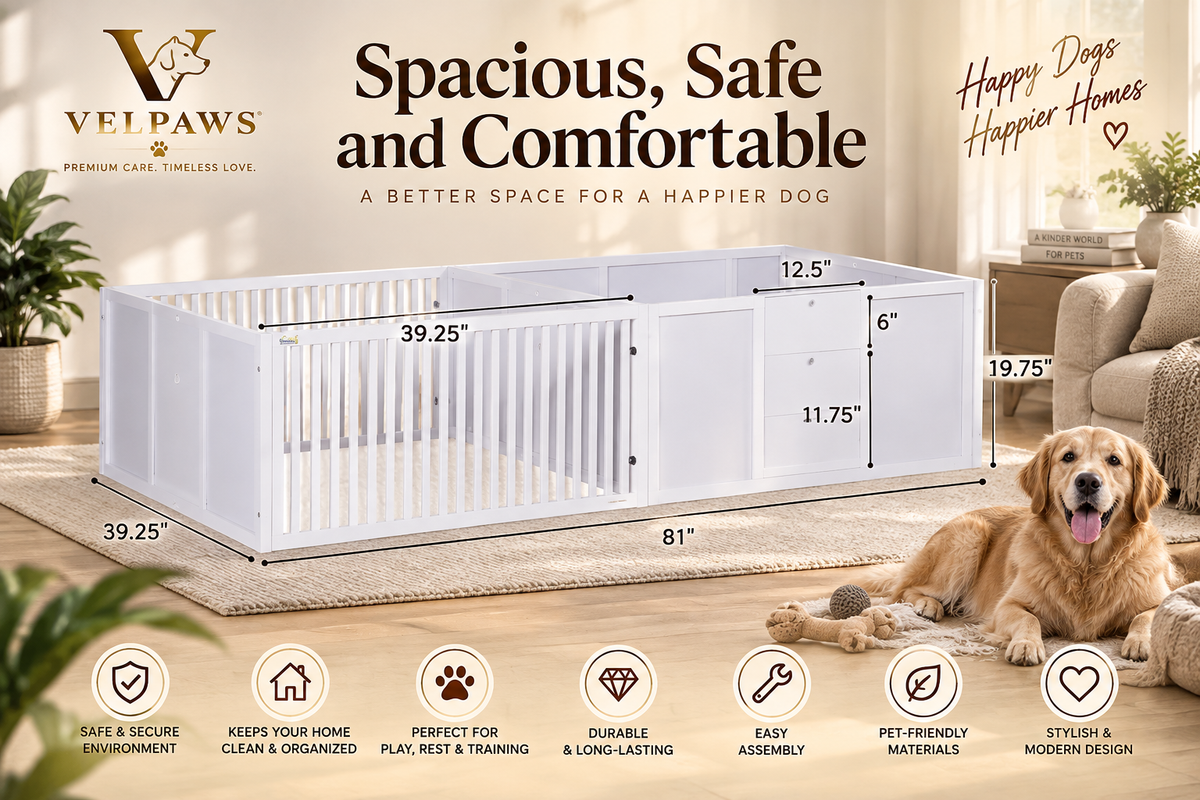 Whelping Box For Dogs Built For Mother's Comfort