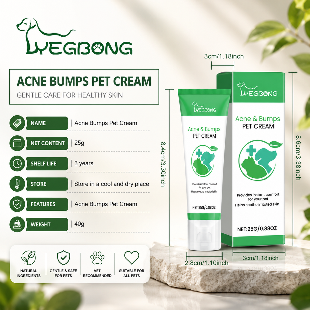 Pet Skin Cream for Dogs & Cats – Soothing Care for Irritated Skin