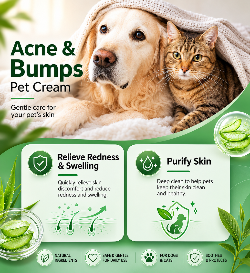 Pet Skin Cream for Dogs & Cats – Soothing Care for Irritated Skin