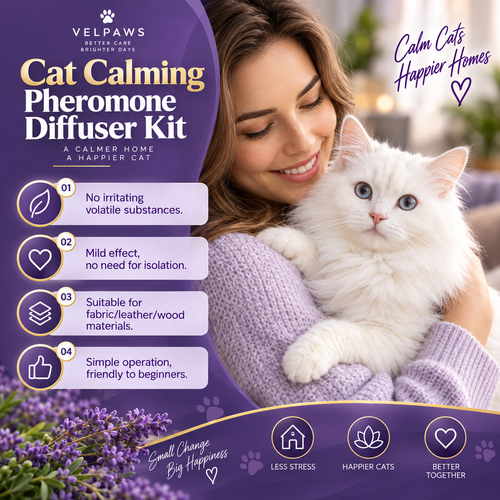 Calming Cat Spray – 60ML Natural Stress & Anxiety Relief Spray for Cats
