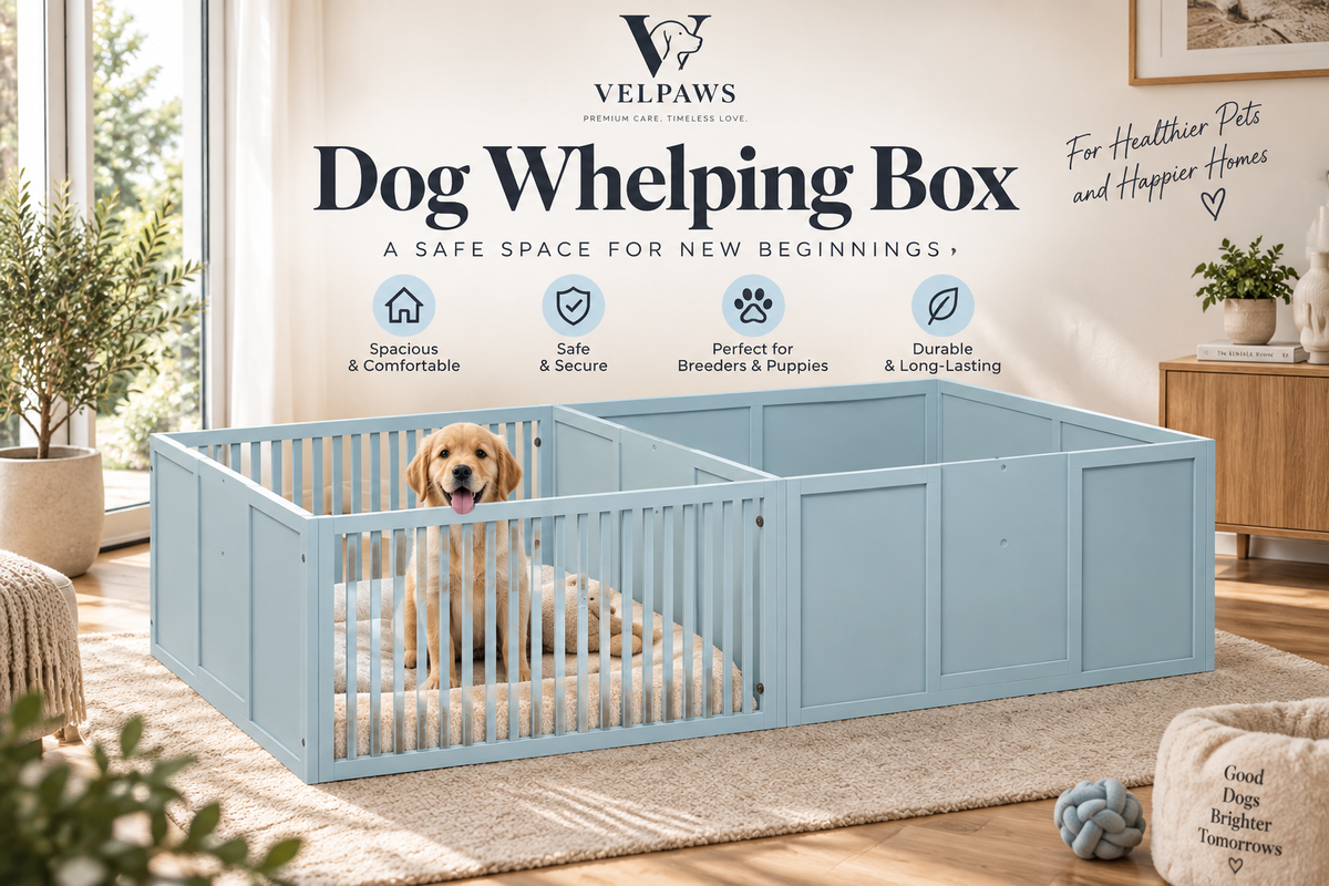 Whelping Box For Dogs Built For Mother's Comfort