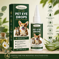 Pet Eye Drops for Dogs & Cats – Gentle Eye Care with Sodium Hyaluronate & Vitamin E, 60ml