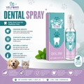 Pet Dental Spray for Dogs & Cats – No Brushing Needed, Fresh Breath & Daily Oral Care, Helps Keep Teeth Clean & White, 100ml